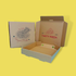 Custom Full Colour Printed Brown 9 Inch Pizza Boxes - 229mm x 229mm x 38mm