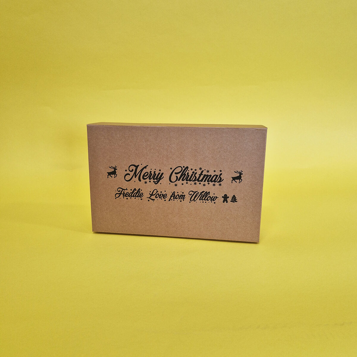 Custom Full Colour Printed Brown Magnetic Box - 207mm x 140mm x 95mm