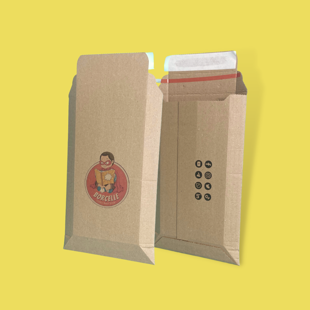 Personalised & Custom Printed Corrugated Pocket Boxes - (Size ...