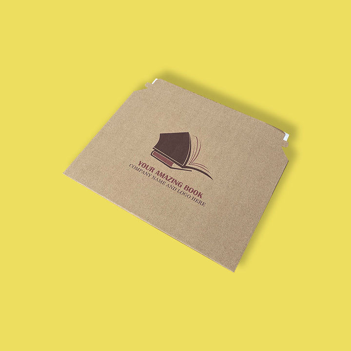 Custom Full Colour Printed Premium Corrugated Cardboard Envelopes & Mailers - 194mm x 292mm