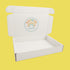 Custom Full Colour Printed White PiP Small Parcel Postal Box - 340mm x 210mm x 50mm