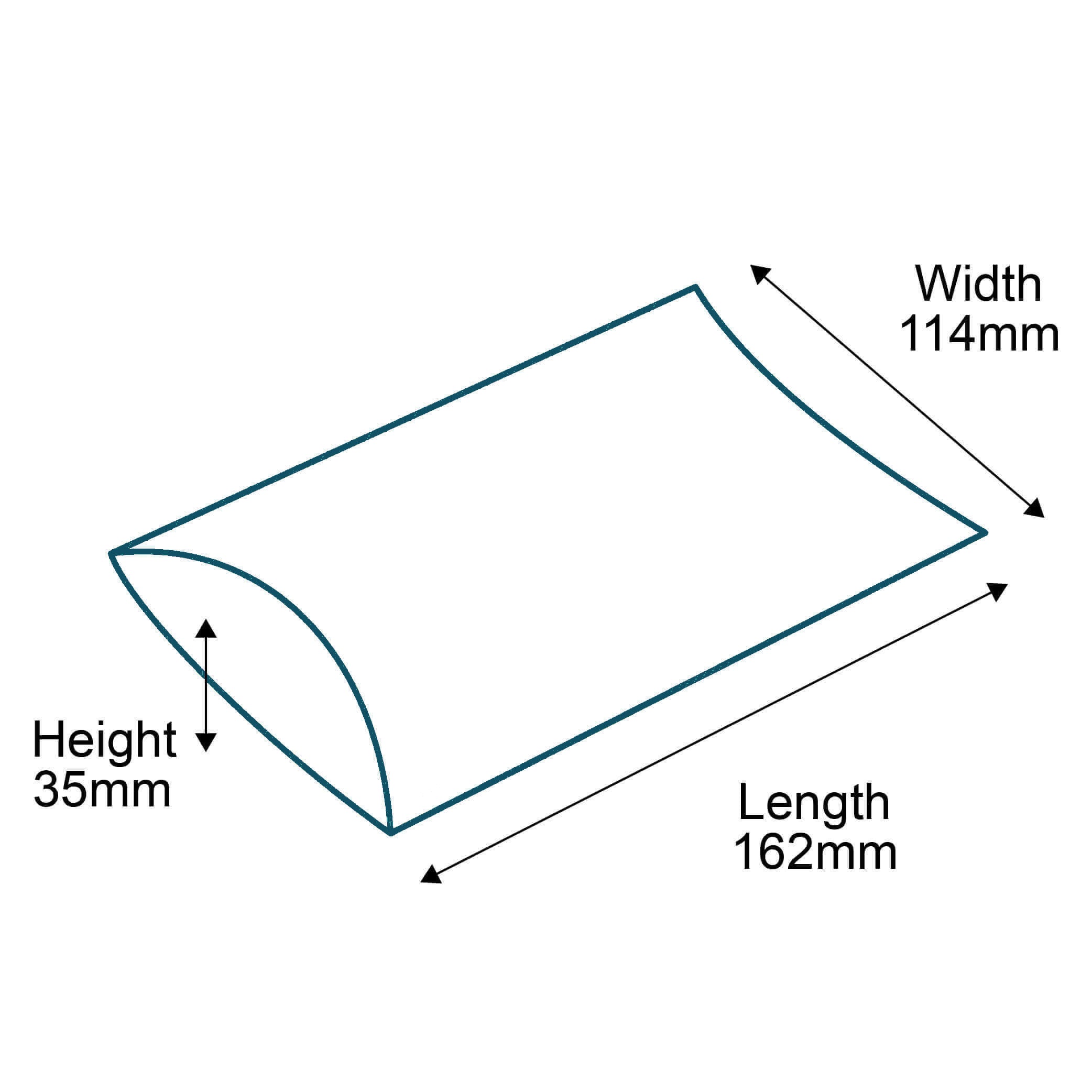 Brown C6 Pillow Envelopes - 162mm x 114mm x 35mm