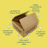 Custom Full Colour Printed Double Wall Cardboard Boxes - 305mm x 305mm x 152mm