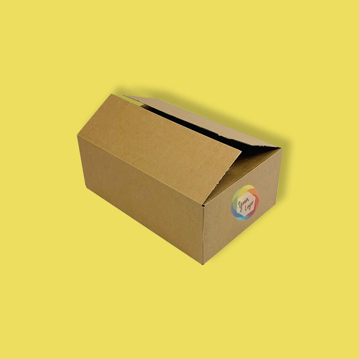 Custom Full Colour Printed Brown PiP Small Parcel Postal Box - 450mm x 350mm x 160mm
