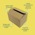 Single Wall Cardboard Boxes - 381mm x 254mm x 254mm