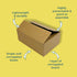 Single Wall Cardboard Boxes - 457mm x 305mm x 178mm