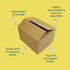 Single Wall Cardboard Boxes - 457mm x 305mm x 254mm