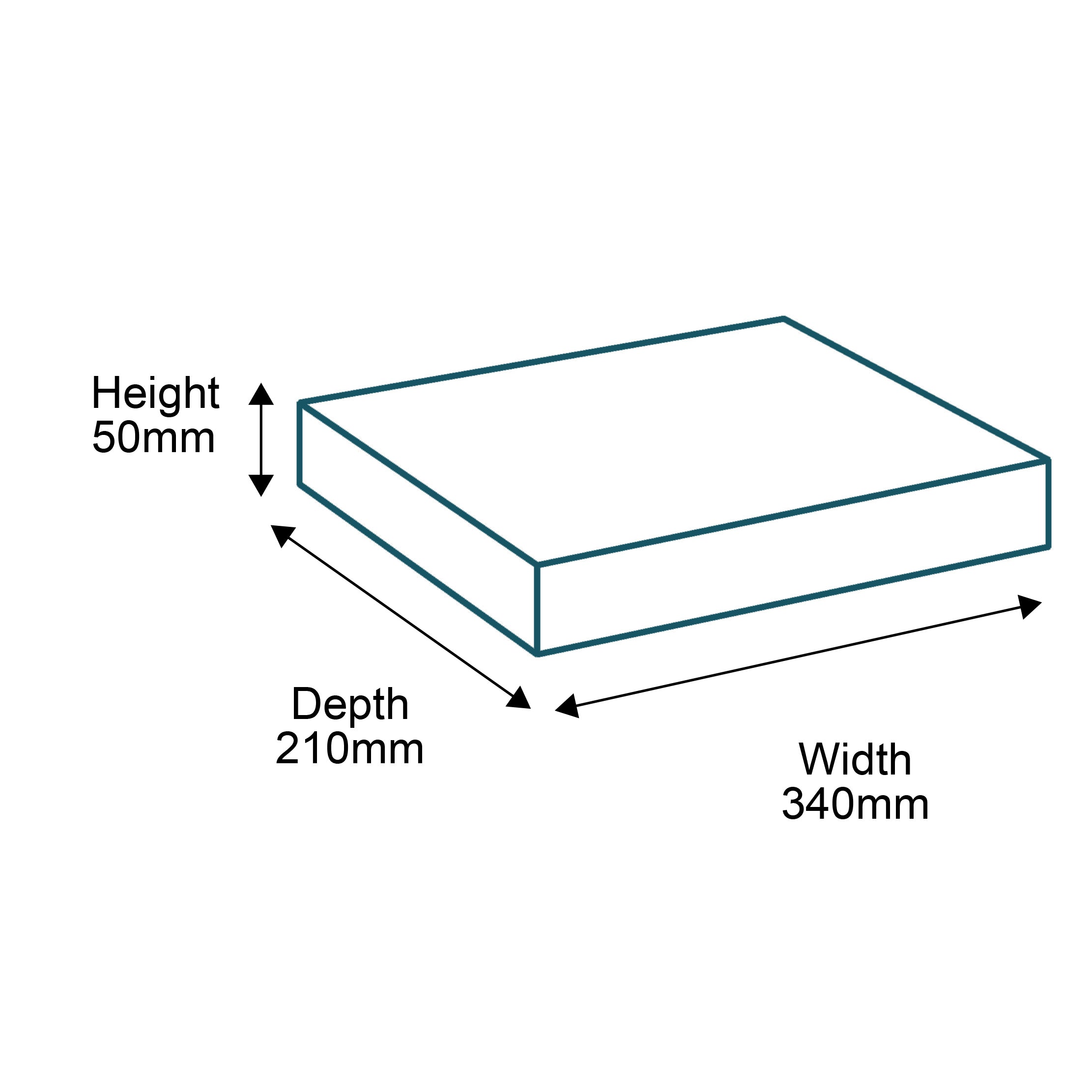 Brown PiP Small Parcel Postal Box - 340mm x 210mm x 50mm
