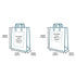 Custom Full Colour Printed White Tape Handle Paper Carrier Bags - 218mm x 120mm x 270mm