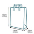 Medium White Tape Handle Paper Carrier Bags - 218mm x 120mm x 270mm