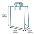 Large White Tape Handle Paper Carrier Bags - 254mm x 140mm x 295mm