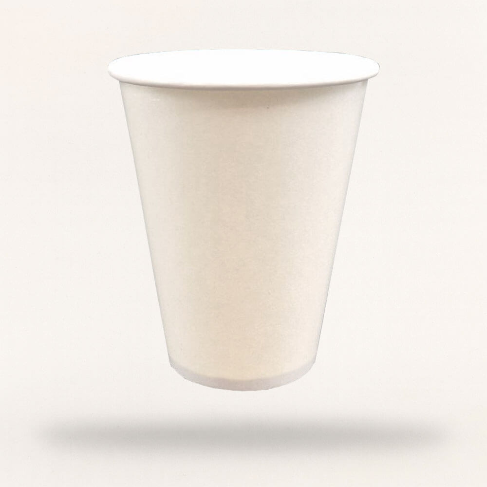 Single Wall White Paper Cups