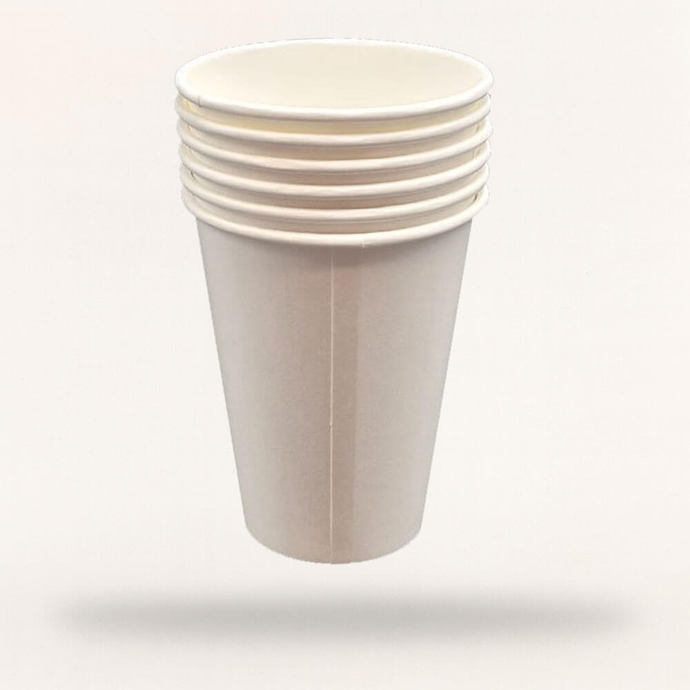 Single Wall White Paper Cups