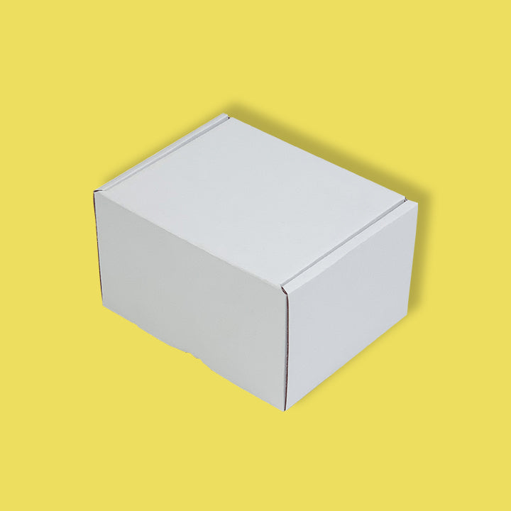 White PiP Small Parcel Postal Box - 152mm x 127mm x 95mm