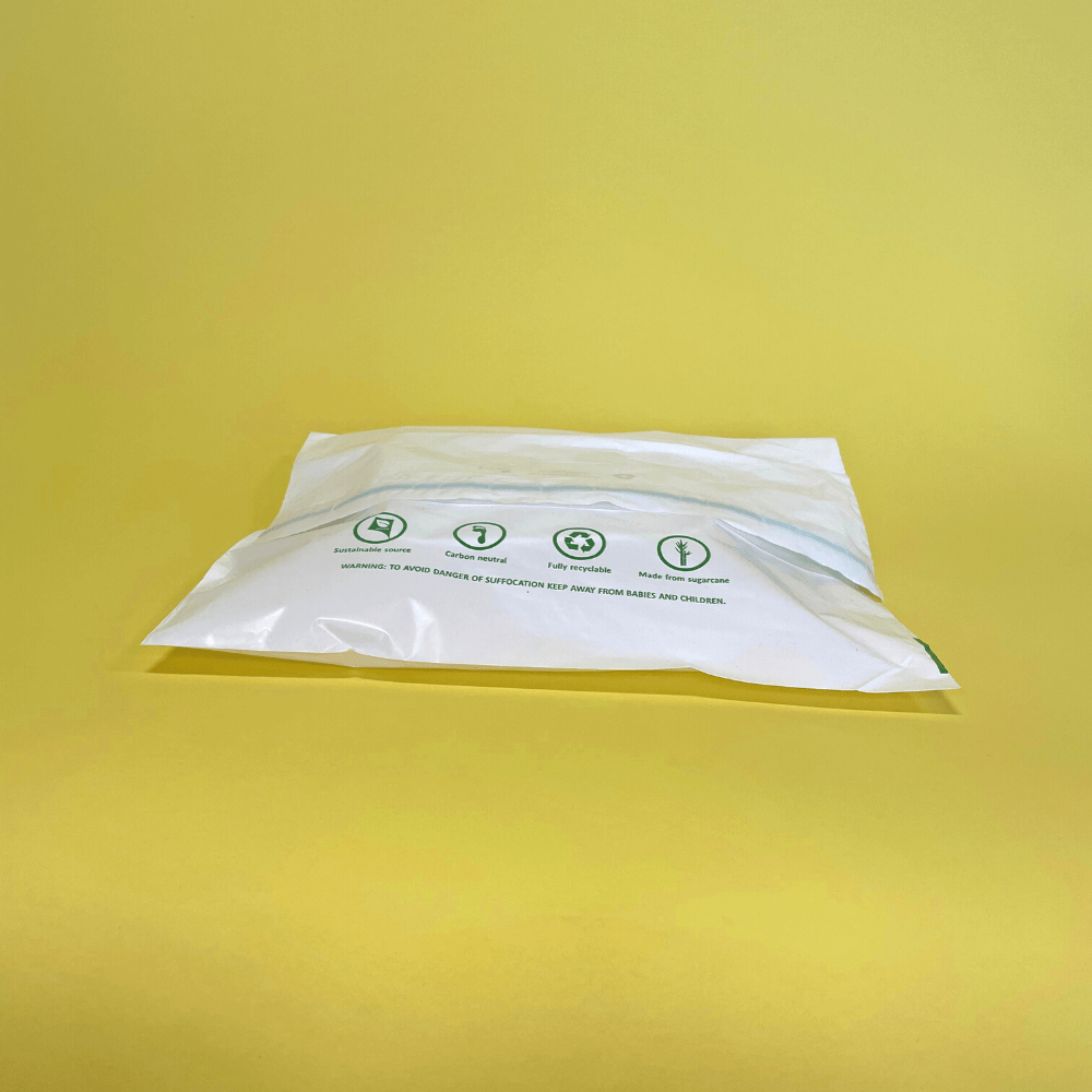 White Polythene Mailing Bags - 305mm x 406mm