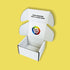 Custom Full Colour Printed White PiP Small Parcel Postal Box - 152mm x 127mm x 95mm