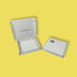 Custom Full Colour Printed White PiP Small Parcel Postal Box - 240mm x 240mm x 40mm