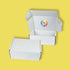 Custom Full Colour Printed White PiP Small Parcel Postal Box - 375mm x 255mm x 150mm