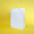 White Twist Handle Paper Carrier Bags - 320mm x 140mm x 420mm