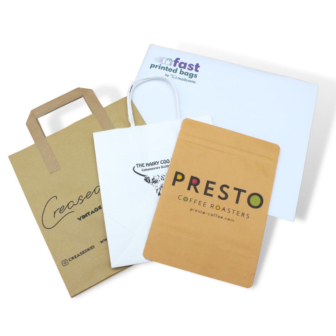 Custom Printed Bags Sample Pack | All In One Sample Pack – Parcelsend UK