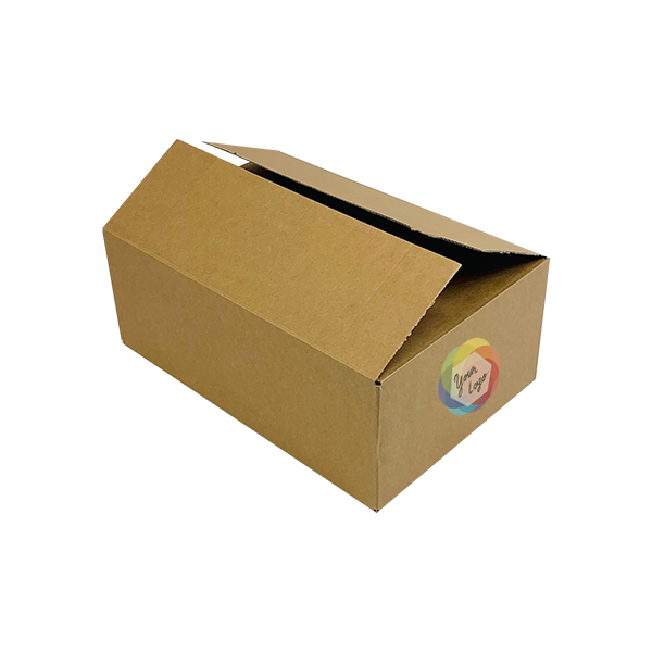 Custom Full Colour Printed Single Wall Cardboard Boxes - 457mm x 305mm x 178mm