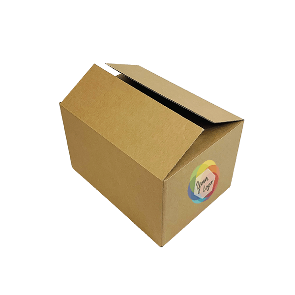 Custom Full Colour Printed Single Wall Cardboard Boxes - 457mm x 305mm x 254mm